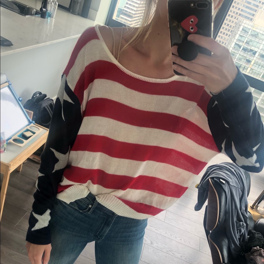USA America sweater boutique size small